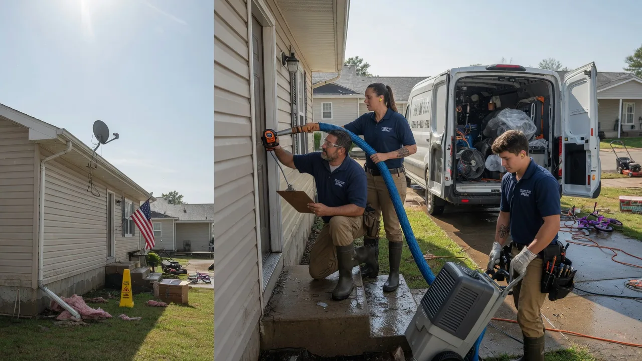 Ceiling Water Damage Restoration in Hadley, PA near me
